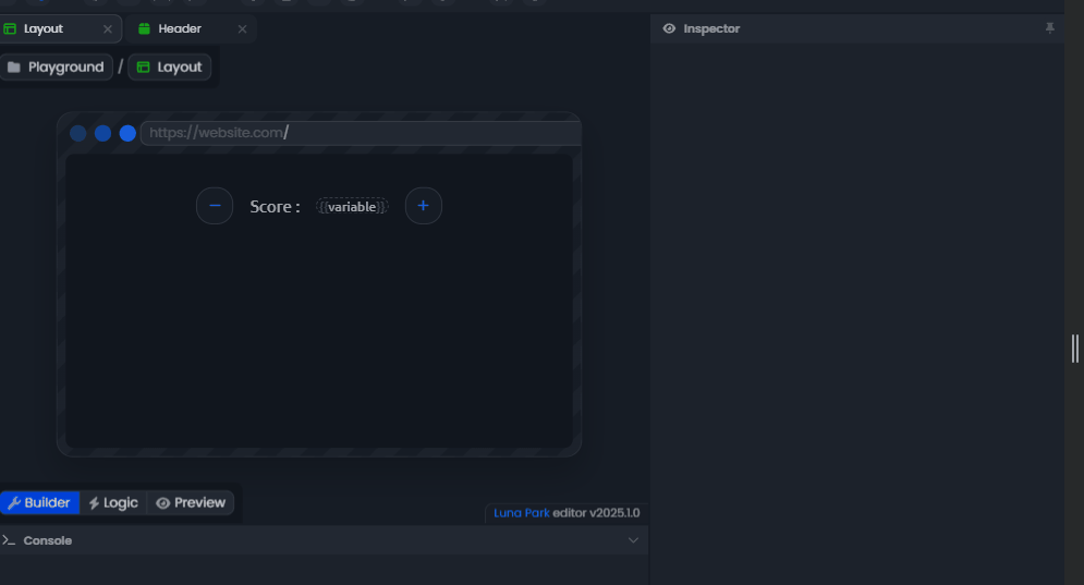 Adding plus and minus buttons around the score and setting their On Click event